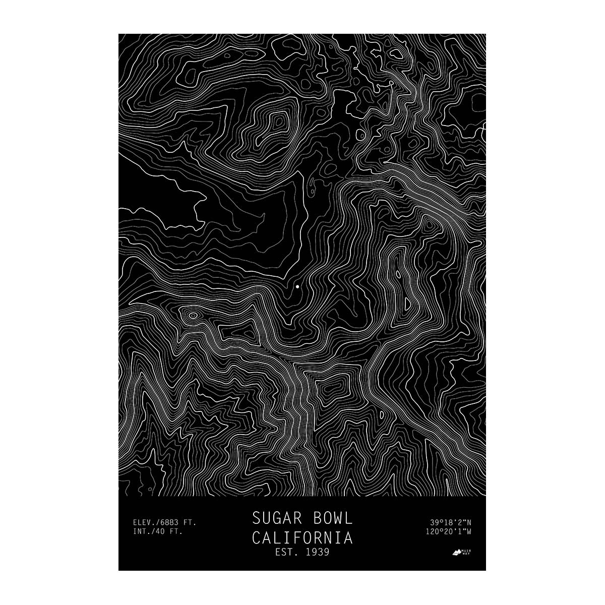 Sugar Bowl, California - Muir Way - TOPO Series