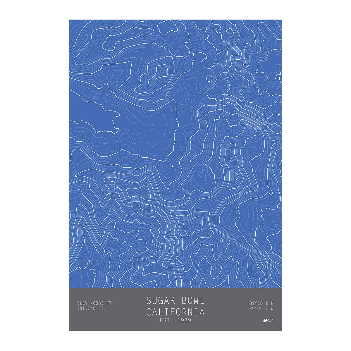 Sugar Bowl, California - Muir Way - TOPO Series