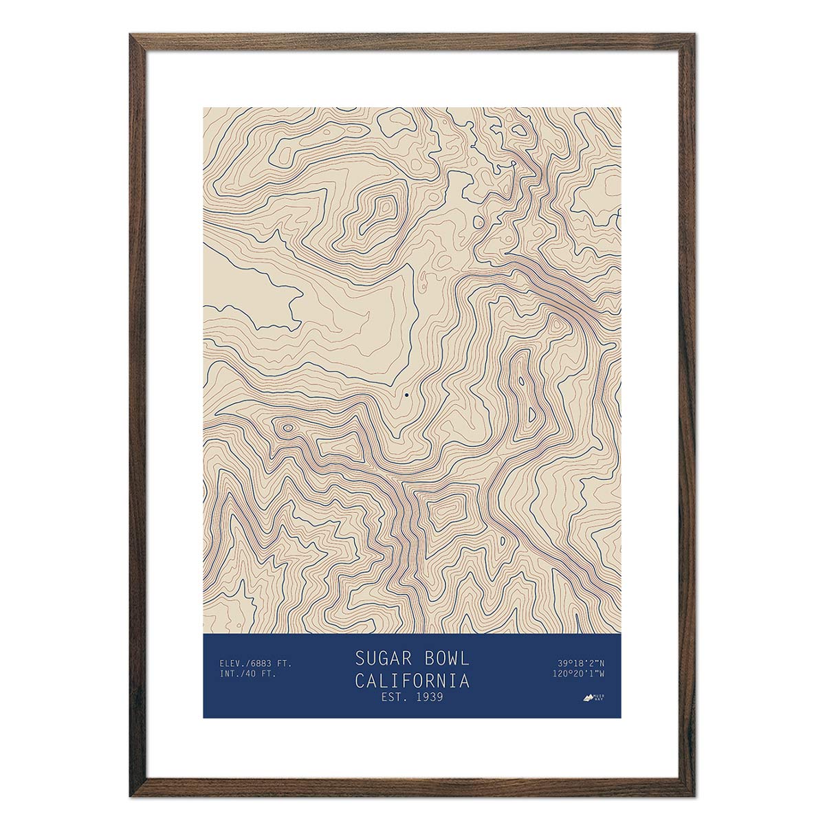 Sugar Bowl, California - Muir Way - TOPO Series