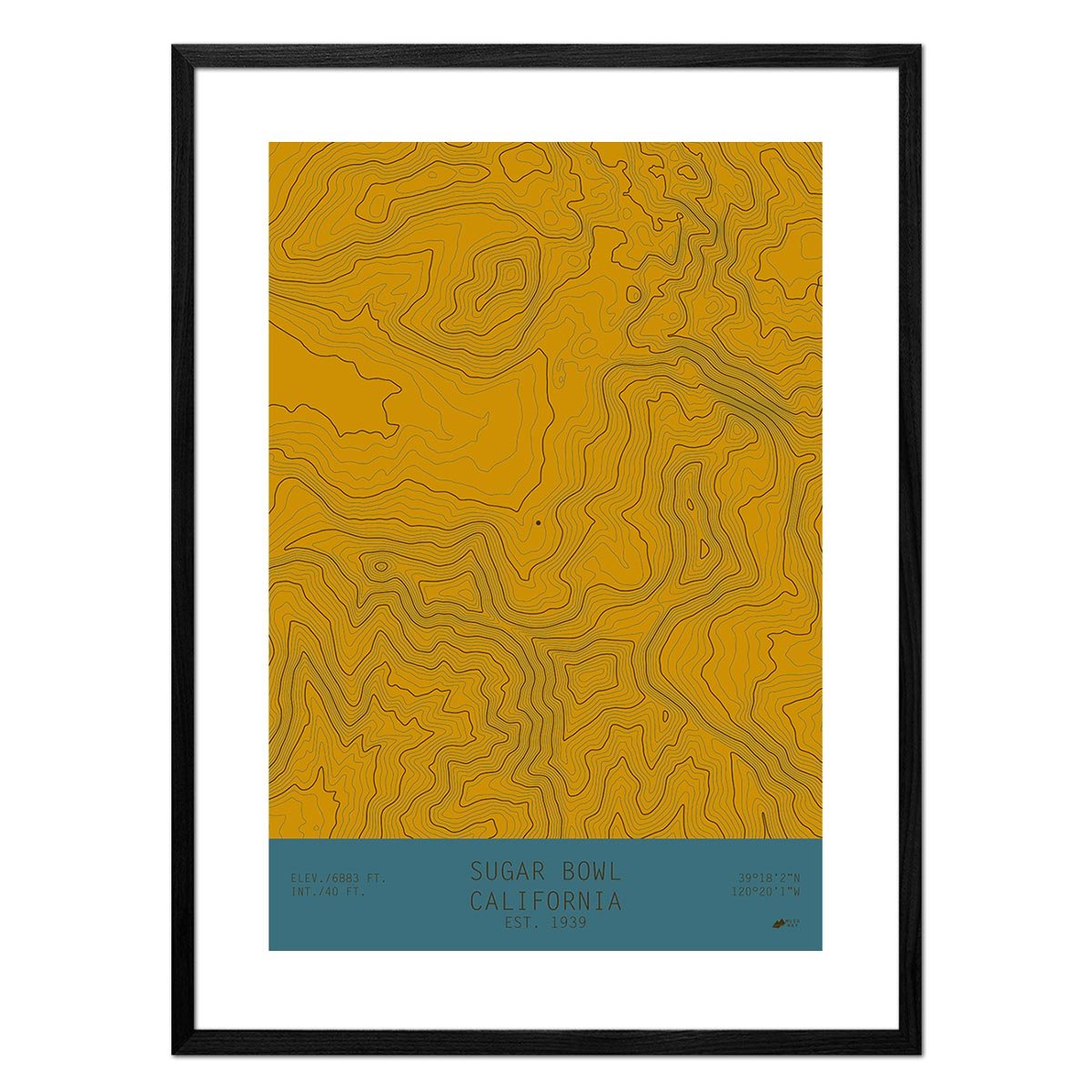 Sugar Bowl, California - Muir Way - TOPO Series