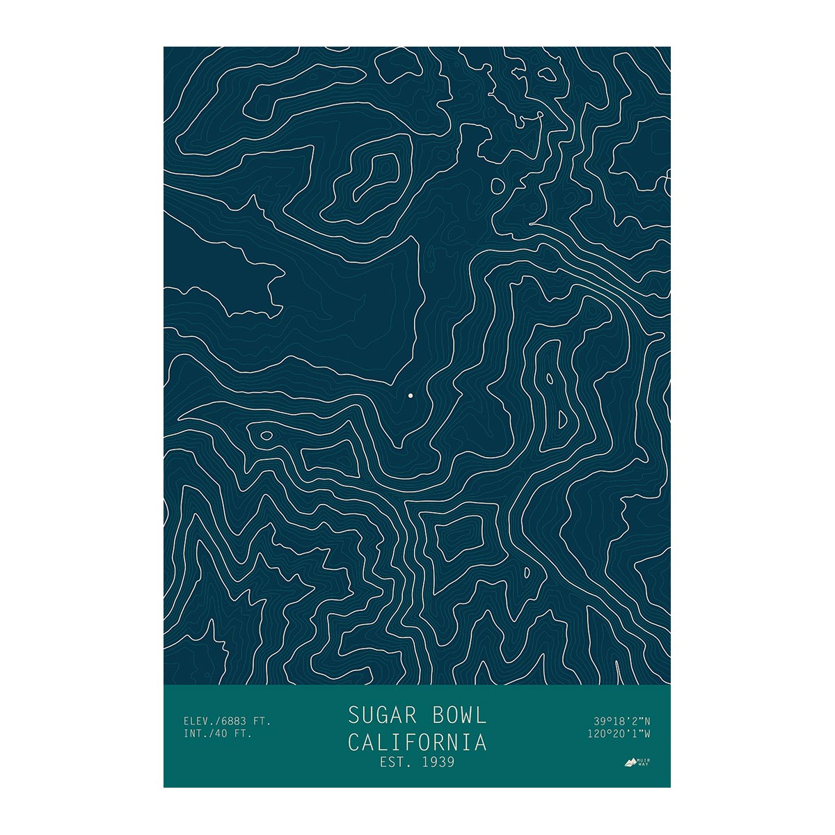 Sugar Bowl, California - Muir Way - TOPO Series