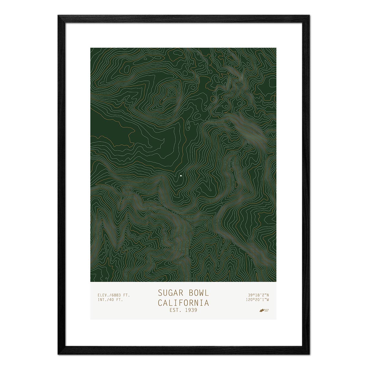 Sugar Bowl, California - Muir Way - TOPO Series
