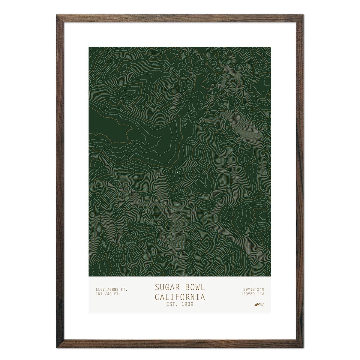 Sugar Bowl, California - Muir Way - TOPO Series