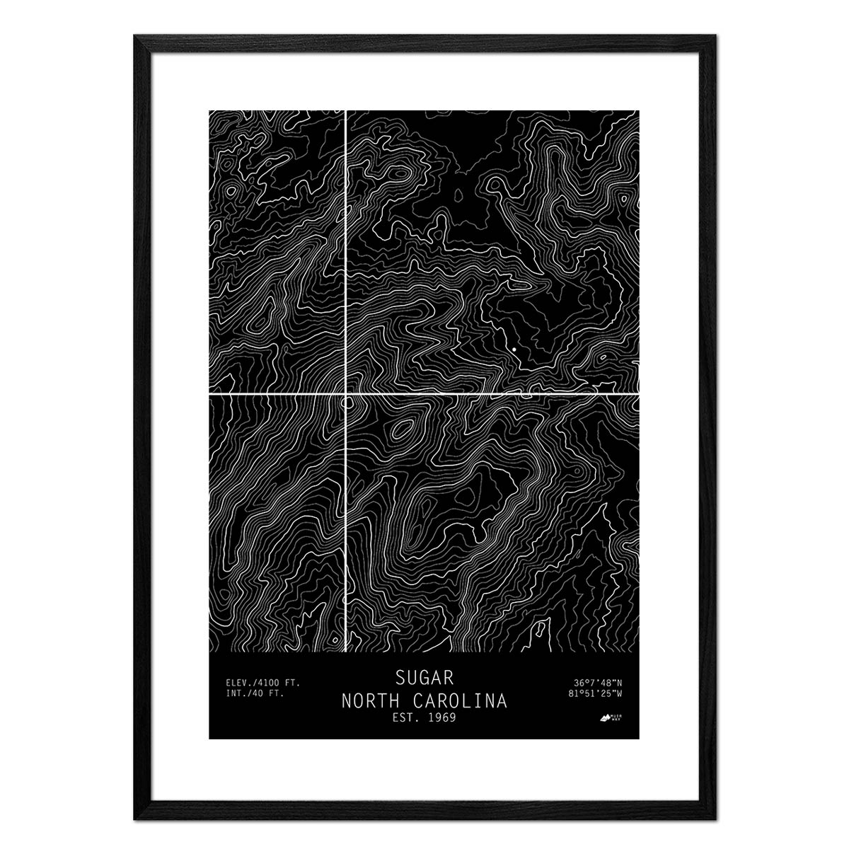 Sugar, North Carolina - Muir Way - TOPO Series