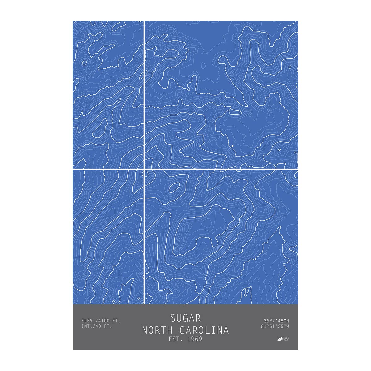 Sugar, North Carolina - Muir Way - TOPO Series