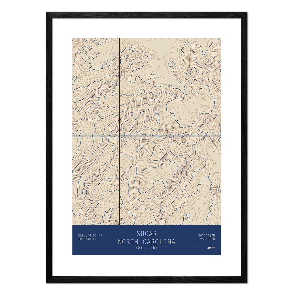 Sugar, North Carolina - Muir Way - TOPO Series