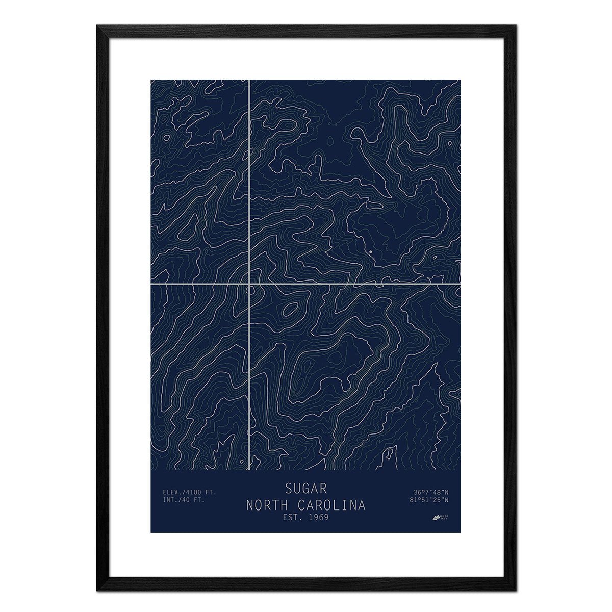 Sugar, North Carolina - Muir Way - TOPO Series