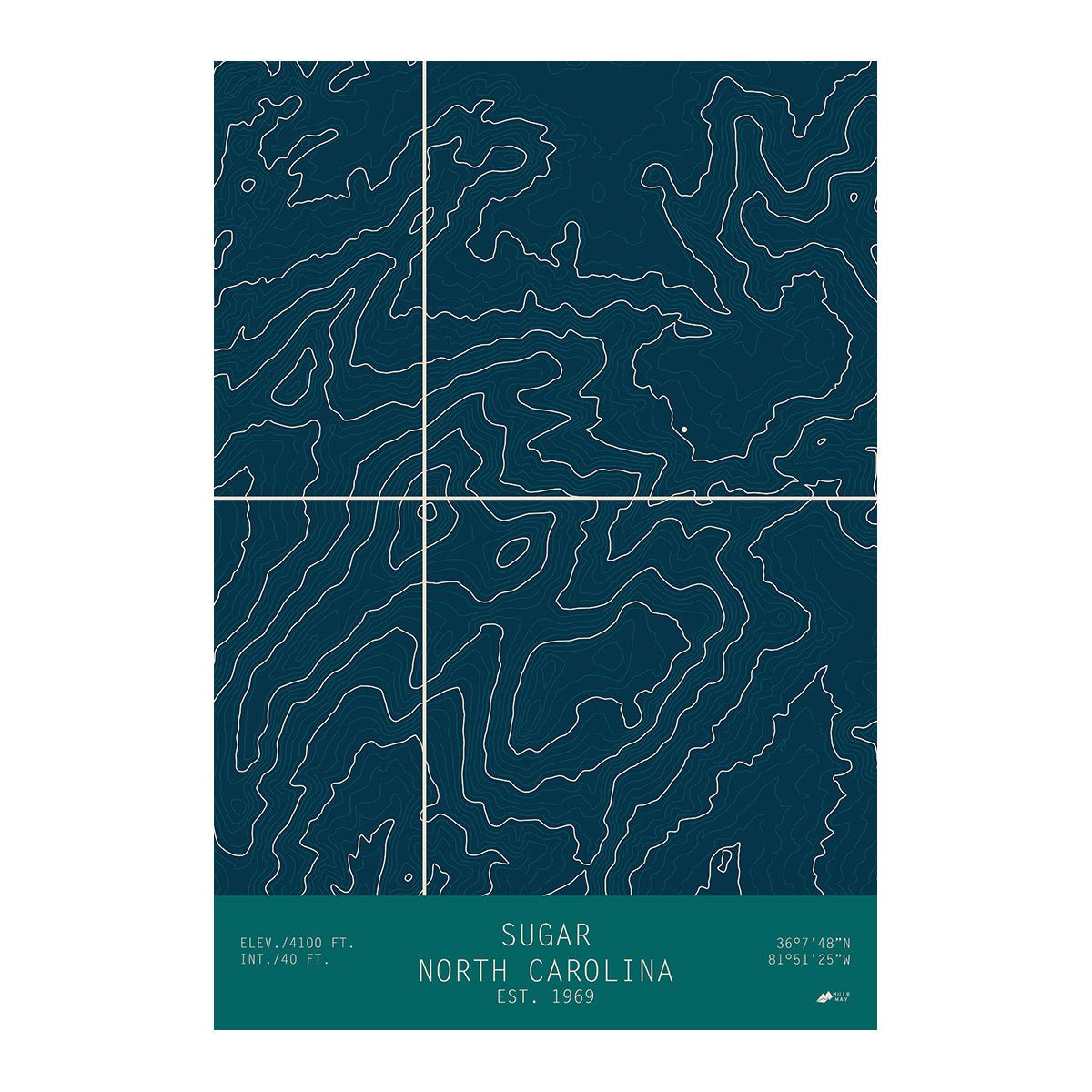 Sugar, North Carolina - Muir Way - TOPO Series