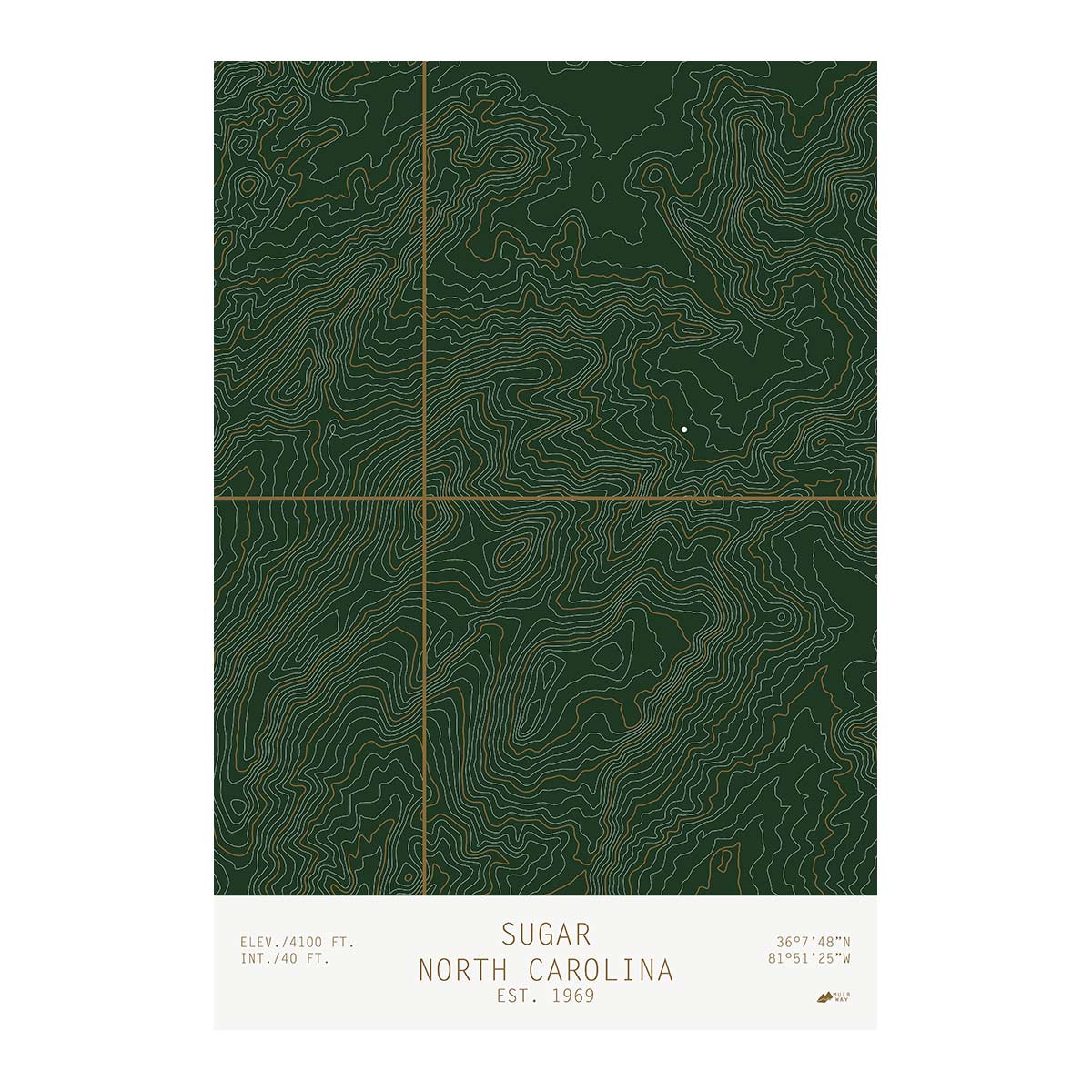 Sugar, North Carolina - Muir Way - TOPO Series