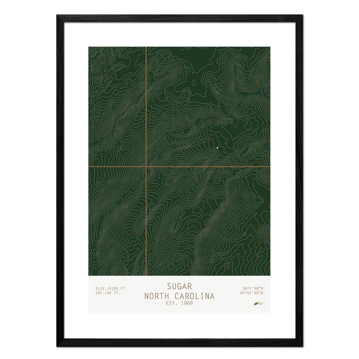 Sugar, North Carolina - Muir Way - TOPO Series