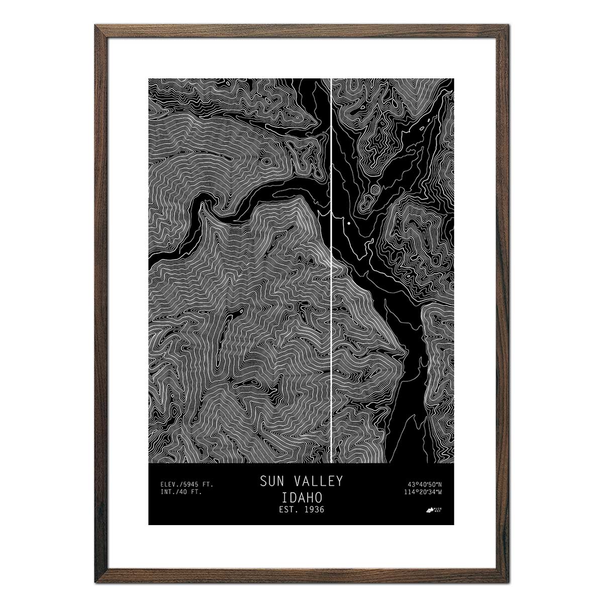 Sun Valley, Idaho - Muir Way - TOPO Series