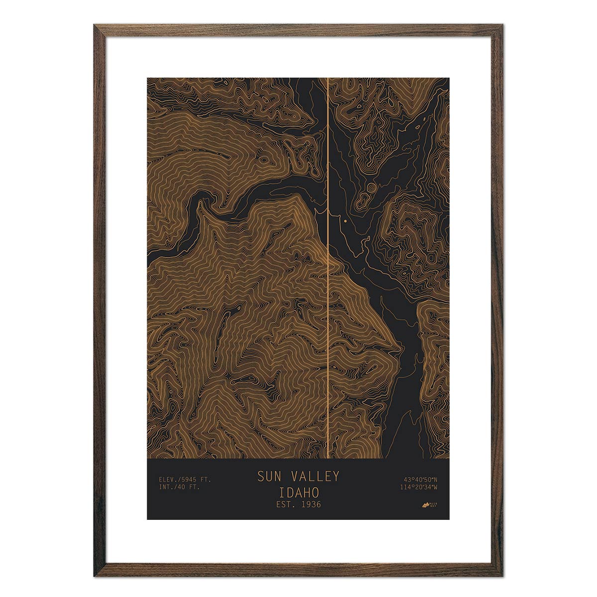 Sun Valley, Idaho - Muir Way - TOPO Series