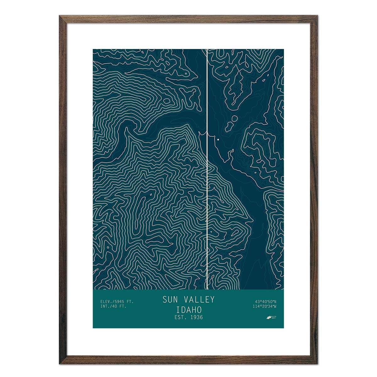 Sun Valley, Idaho - Muir Way - TOPO Series
