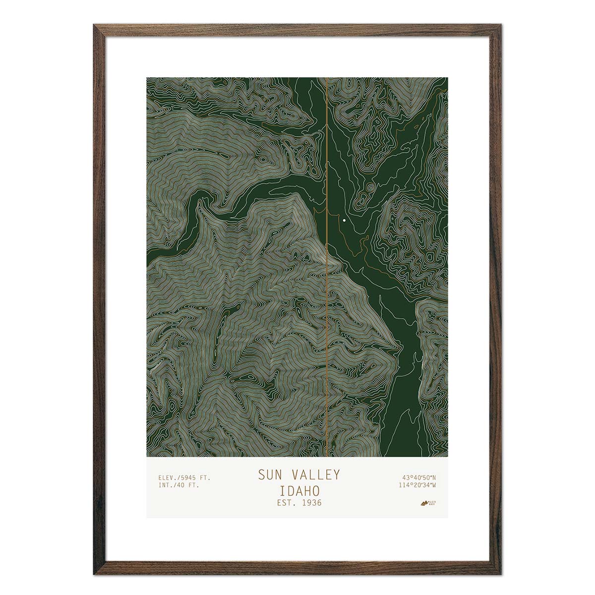 Sun Valley, Idaho - Muir Way - TOPO Series