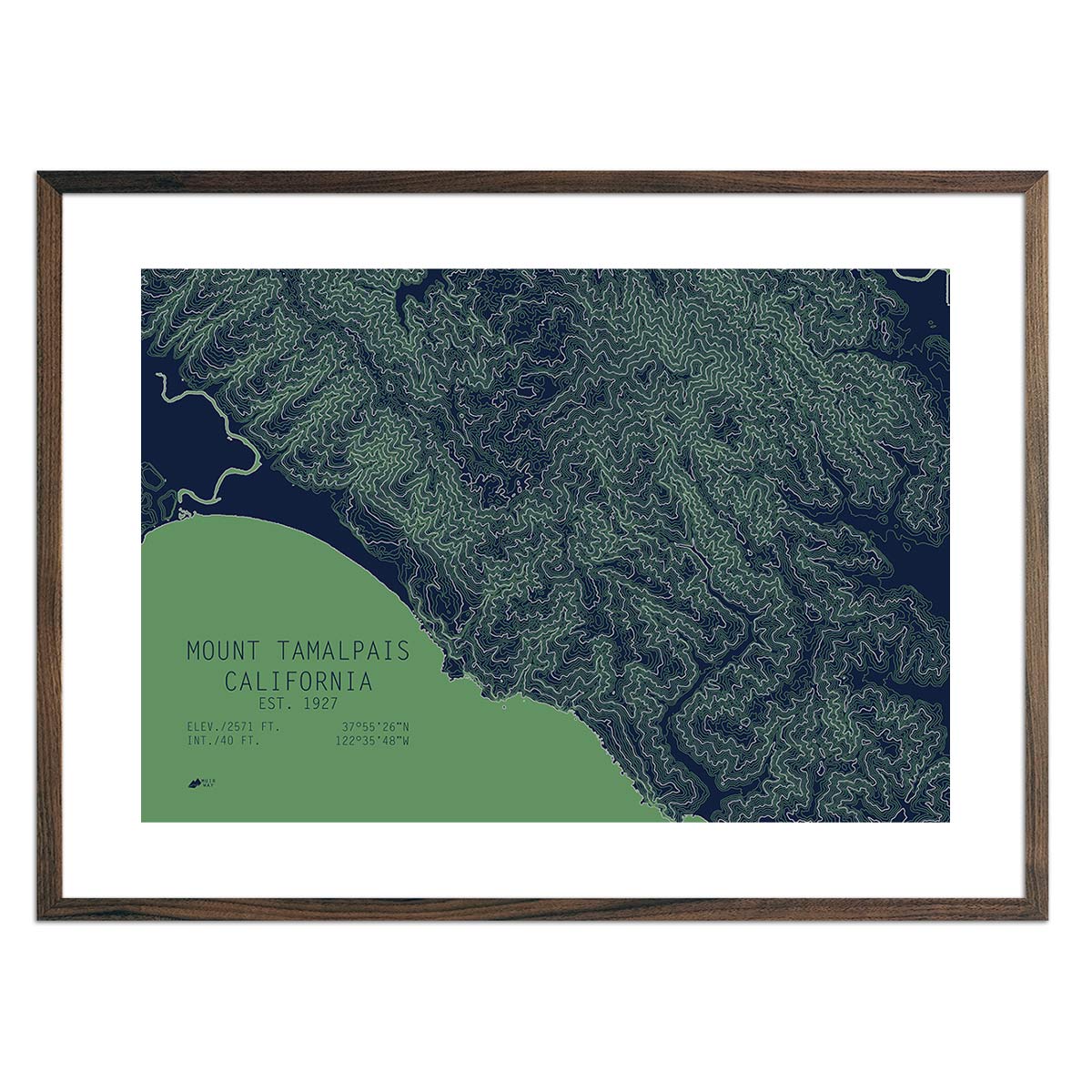 Tamalpais, California - Muir Way - TOPO Series
