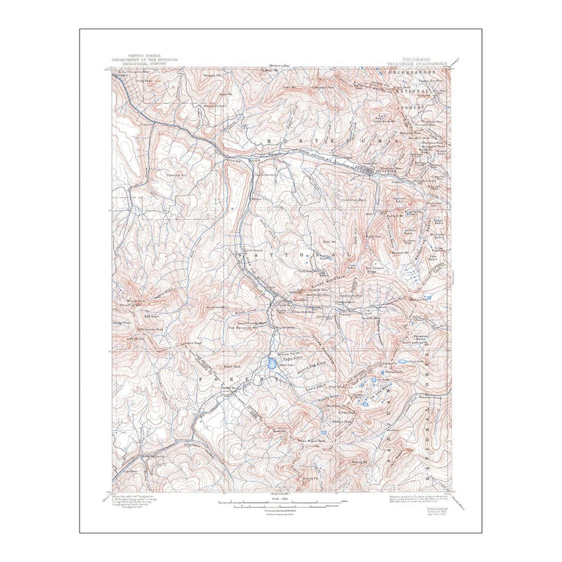 Telluride Map 1922