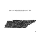 Tennessee Hydrological Map - Muir Way - Hydrology