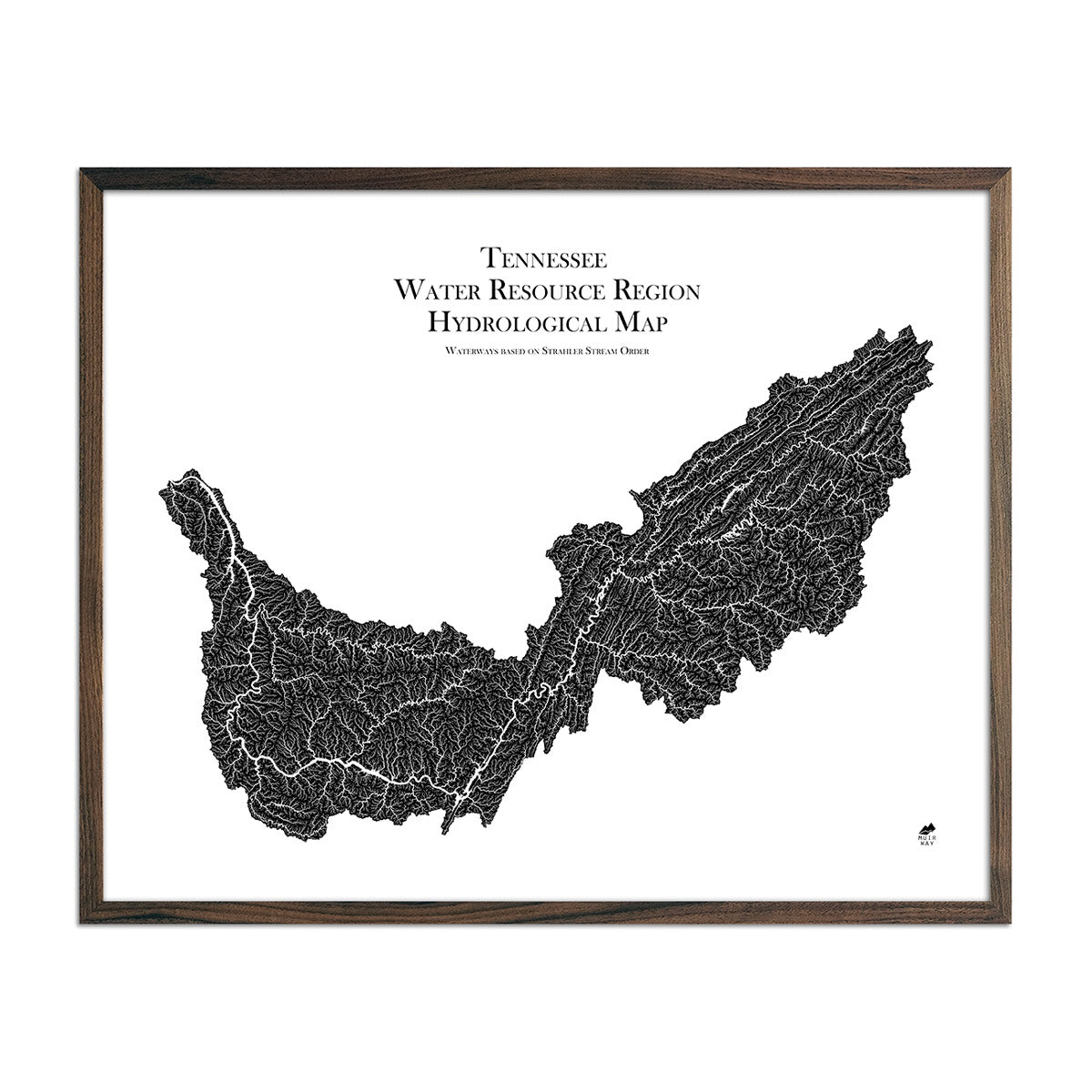 Tennessee Regional Hydrological Map - Muir Way - Hydrology
