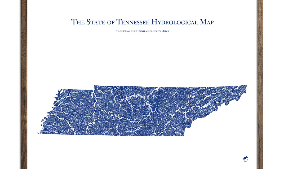Tennessee Hydrology Map