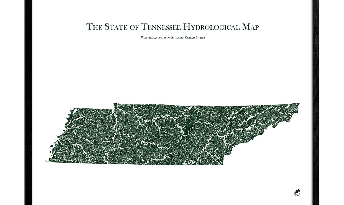 Tennessee Rivers Map