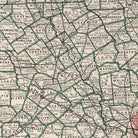 Texas 1883 Map - Muir Way - Vintage Map