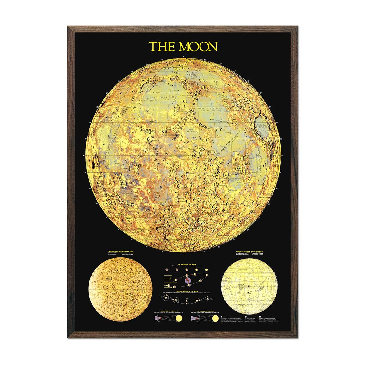 The Moon 1988 - Muir Way - Vintage Map