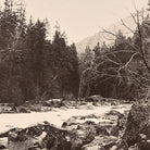 The Trail over the Rocks, Gallatin Canyon, Yellowstone 1873 - Muir Way - Photograph