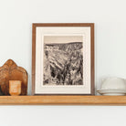 The Grand Canyon, One Mile Below the Falls, Yellowstone 1873 - Muir Way - Photograph