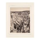The Grand Canyon, One Mile Below the Falls, Yellowstone 1873 - Muir Way - Photograph