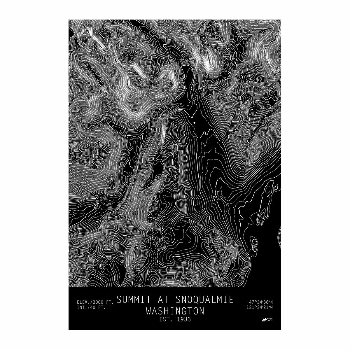 The Summit, Washington - Muir Way - TOPO Series