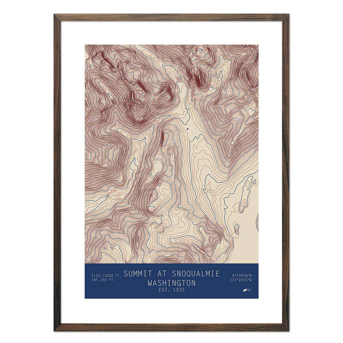 The Summit, Washington - Muir Way - TOPO Series