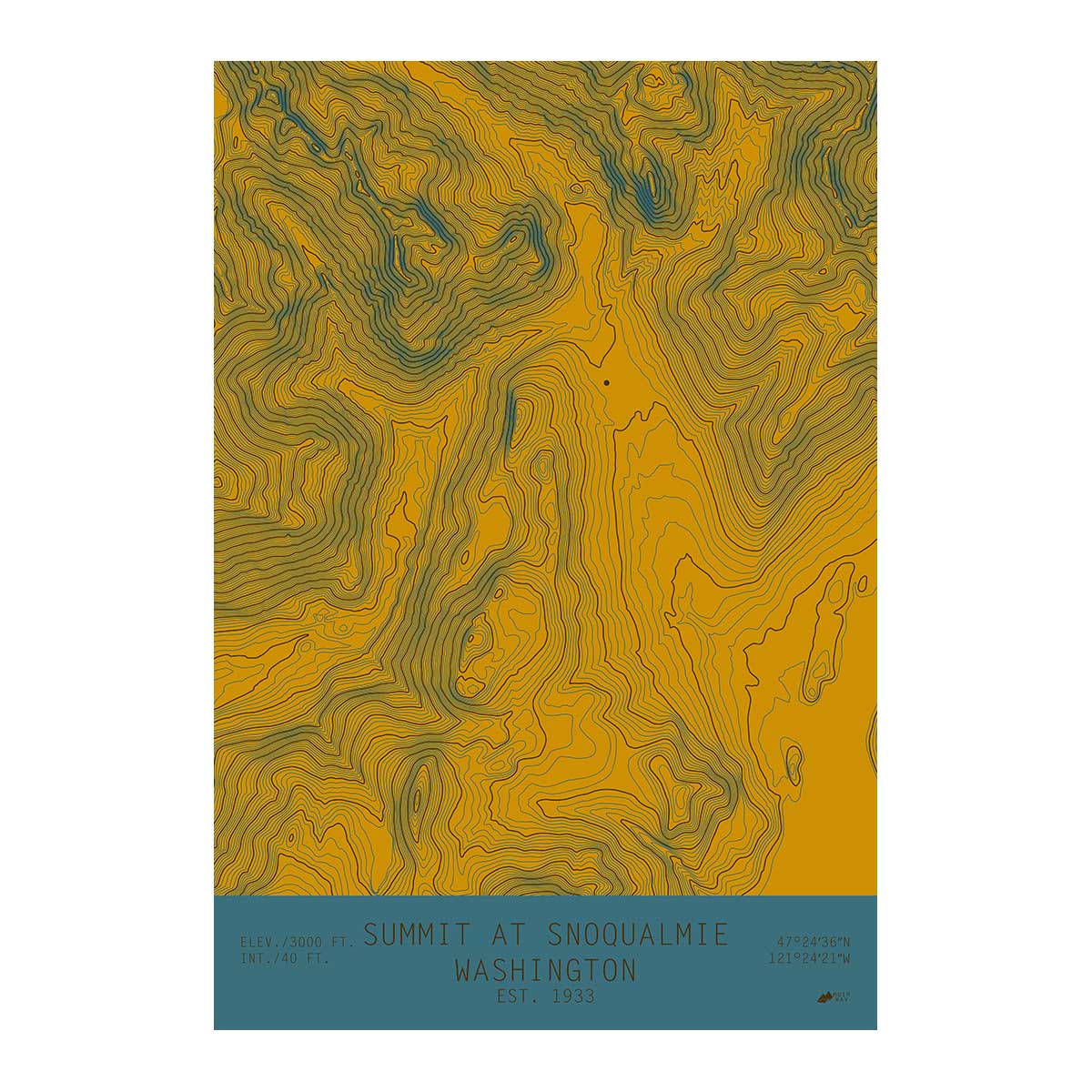 The Summit, Washington - Muir Way - TOPO Series