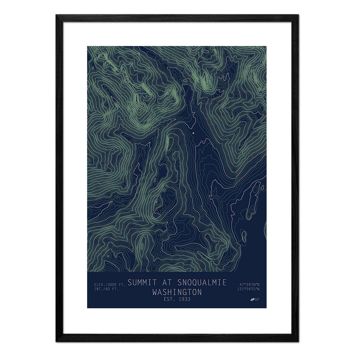 The Summit, Washington - Muir Way - TOPO Series