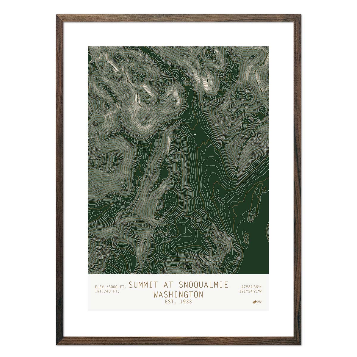 The Summit, Washington - Muir Way - TOPO Series