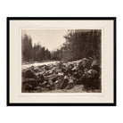 The Trail over the Rocks, Gallatin Canyon, Yellowstone 1873 - Muir Way - Photograph