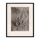 1874 Theophilus, Cyrillus, and Catharina Lunar Craters Print - Muir Way - Astronomy