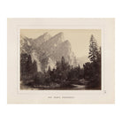 Three Brothers, Yosemite 1868 - Muir Way - Photograph