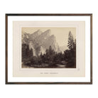Three Brothers, Yosemite 1868 - Muir Way - Photograph