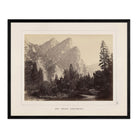 Three Brothers, Yosemite 1868 - Muir Way - Photograph