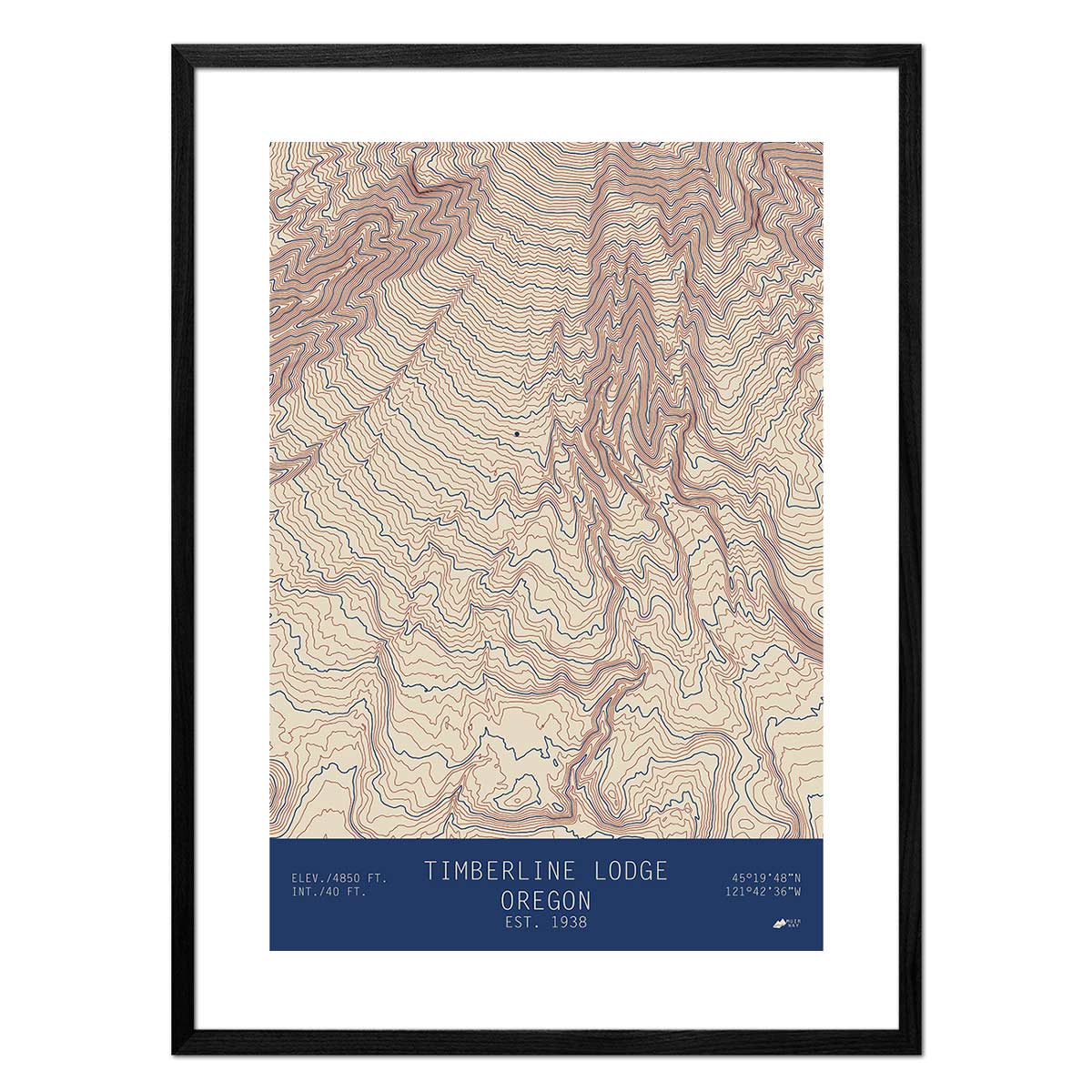 Timberline Lodge, Oregon - Muir Way - TOPO Series