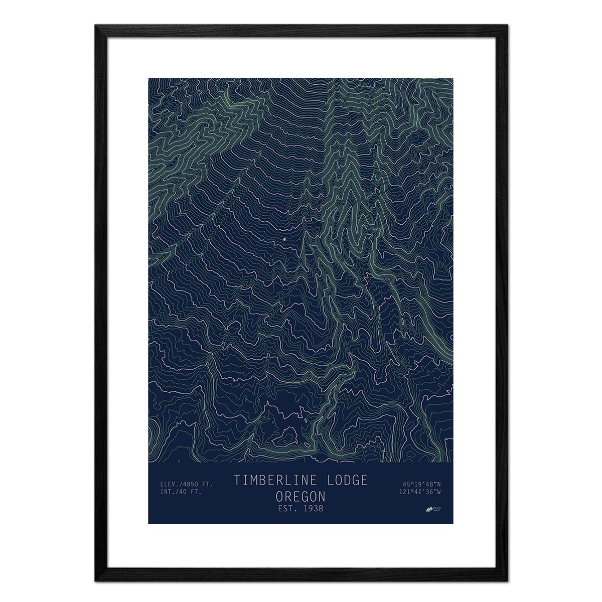 Timberline Lodge, Oregon - Muir Way - TOPO Series