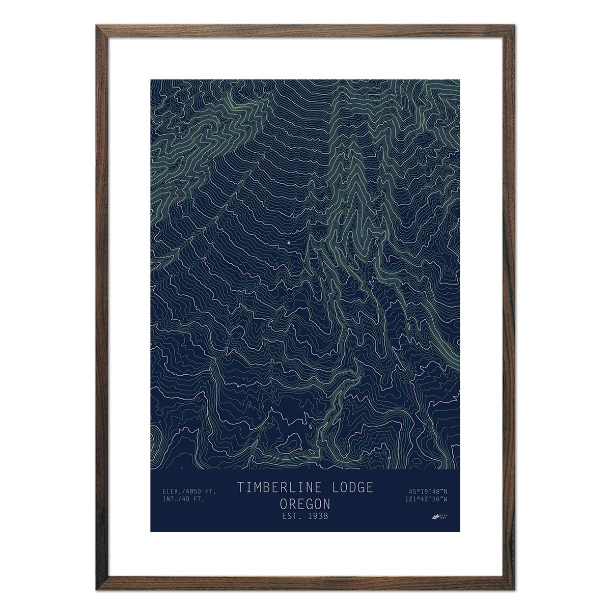 Timberline Lodge, Oregon - Muir Way - TOPO Series