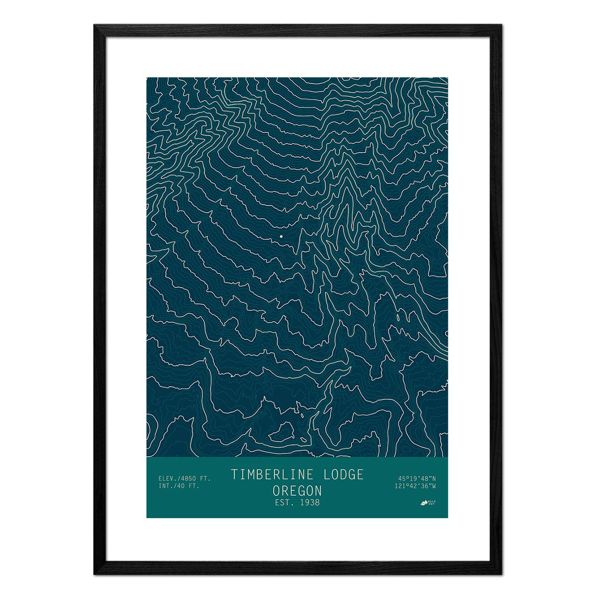 Timberline Lodge, Oregon - Muir Way - TOPO Series