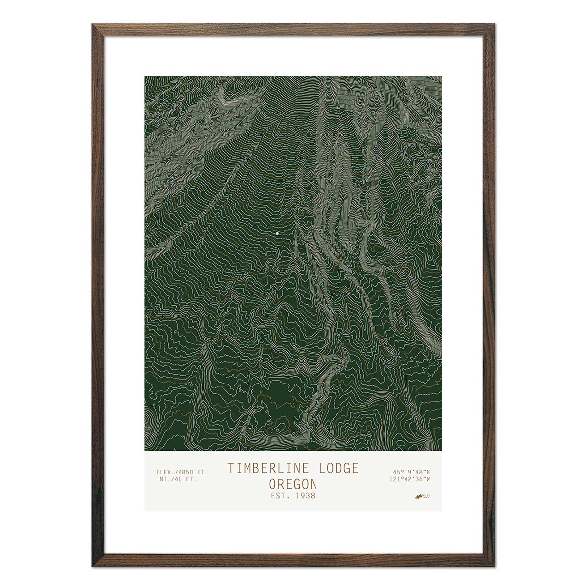 Timberline Lodge, Oregon - Muir Way - TOPO Series