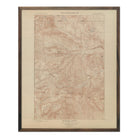 Yellowstone Topographic Map of Crandall 1904 Map - Muir Way - Vintage Map