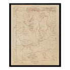 Yellowstone Topographic Map of Gallatin 1904 Map - Muir Way - Vintage Map