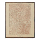 Yellowstone Topographic Map of Ishawooa 1904 Map - Muir Way - Vintage Map