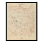 Yellowstone Topographic Map of Mammoth Hot Springs 1904 Map - Muir Way - Vintage Map