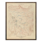 Yellowstone Topographic Map of Mammoth Hot Springs 1904 Map - Muir Way - Vintage Map