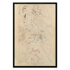 Yellowstone Topographic Map of Mammoth Springs and Travertine Terraces 1904 Map - Muir Way - Vintage Map